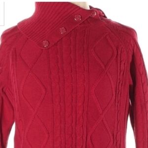 Croft & Barrow red sweater